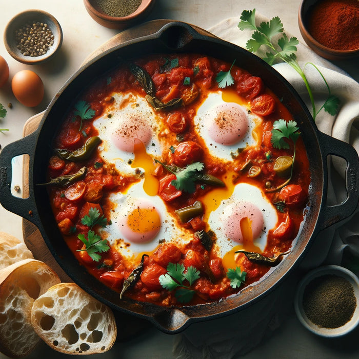 Aleppo Pepper and Tomato Shakshuka