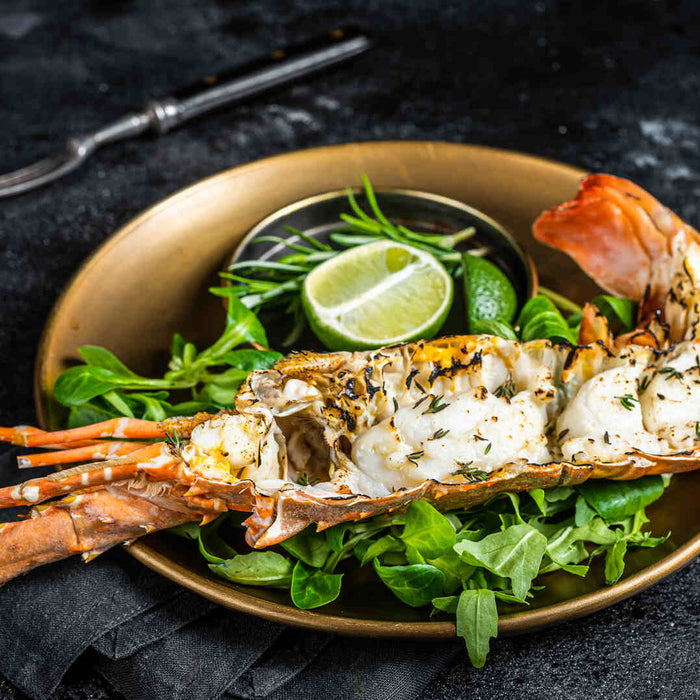 Parsley-Garlic Lobster Tails